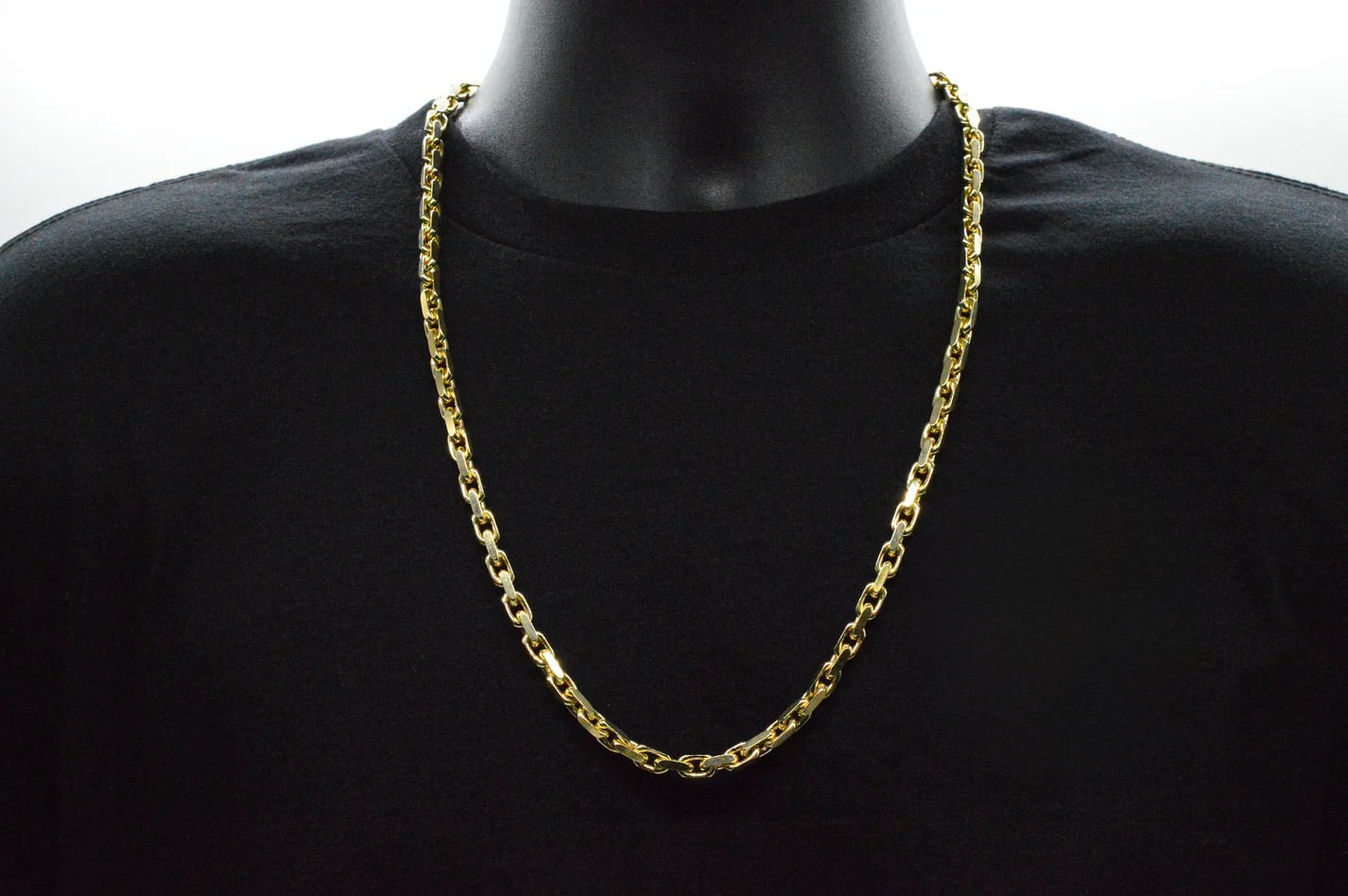 Solid Gold Cable Style Chains