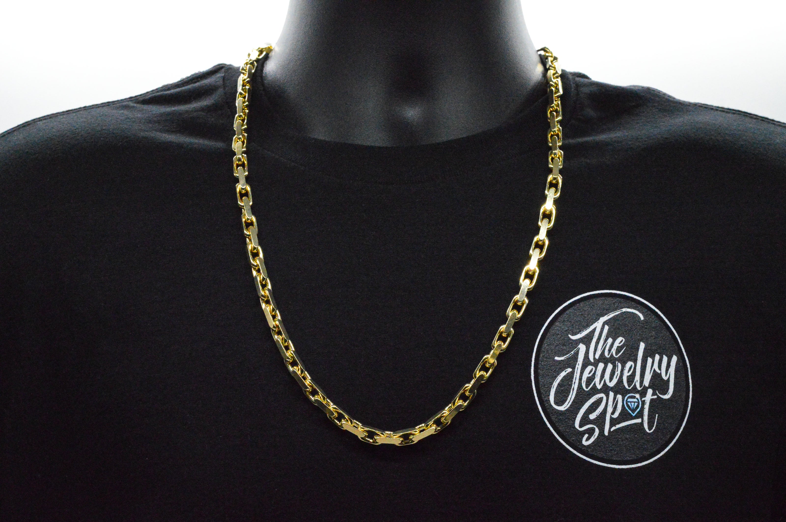 Solid Gold Cable Style Chains