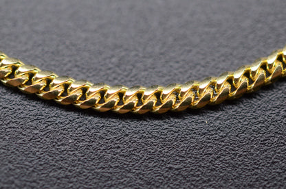 2.5mm Solid Gold Miami Cuban Chains Solid Gold Cuban Chains