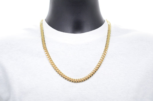 8mm Solid Gold Miami Cuban Chains Solid Gold Cuban Chains