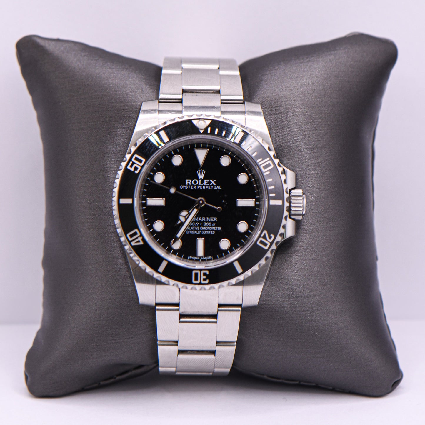 40mm Black Dial Submariner Stainless Mens Luxury Watch