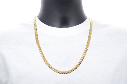 8mm Solid Gold Miami Cuban Chains Solid Gold Cuban Chains