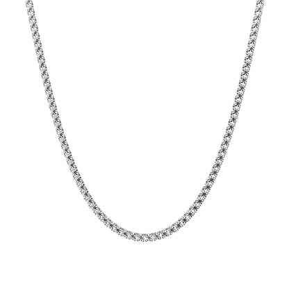 3.25mm Made to Order Lab Grown Diamond Tennis Chain Necklace 14K