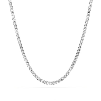 3.75mm Made to Order Lab Grown Diamond Tennis Chain Necklace 14K