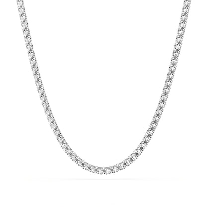 4.25mm Made To Order Lab Grown Diamond Tennis Chain Necklace 14K