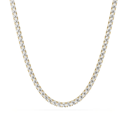 4.5mm Made To Order Lab Grown Diamond Tennis Chain Necklace 14K