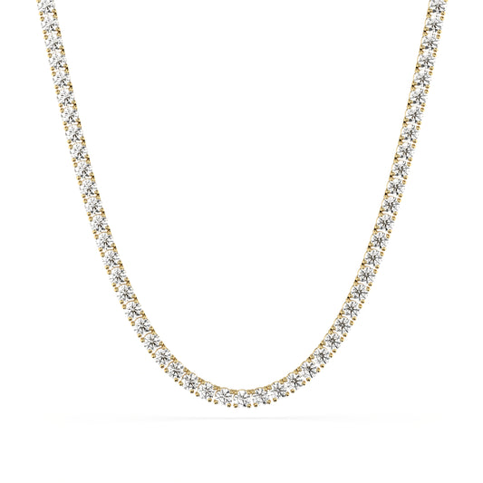 4.5mm Made To Order Lab Grown Diamond Tennis Chain Necklace 14K