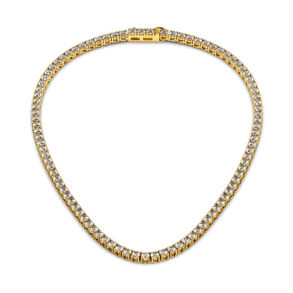 4.5mm Made To Order Lab Grown Diamond Tennis Chain Necklace 14K