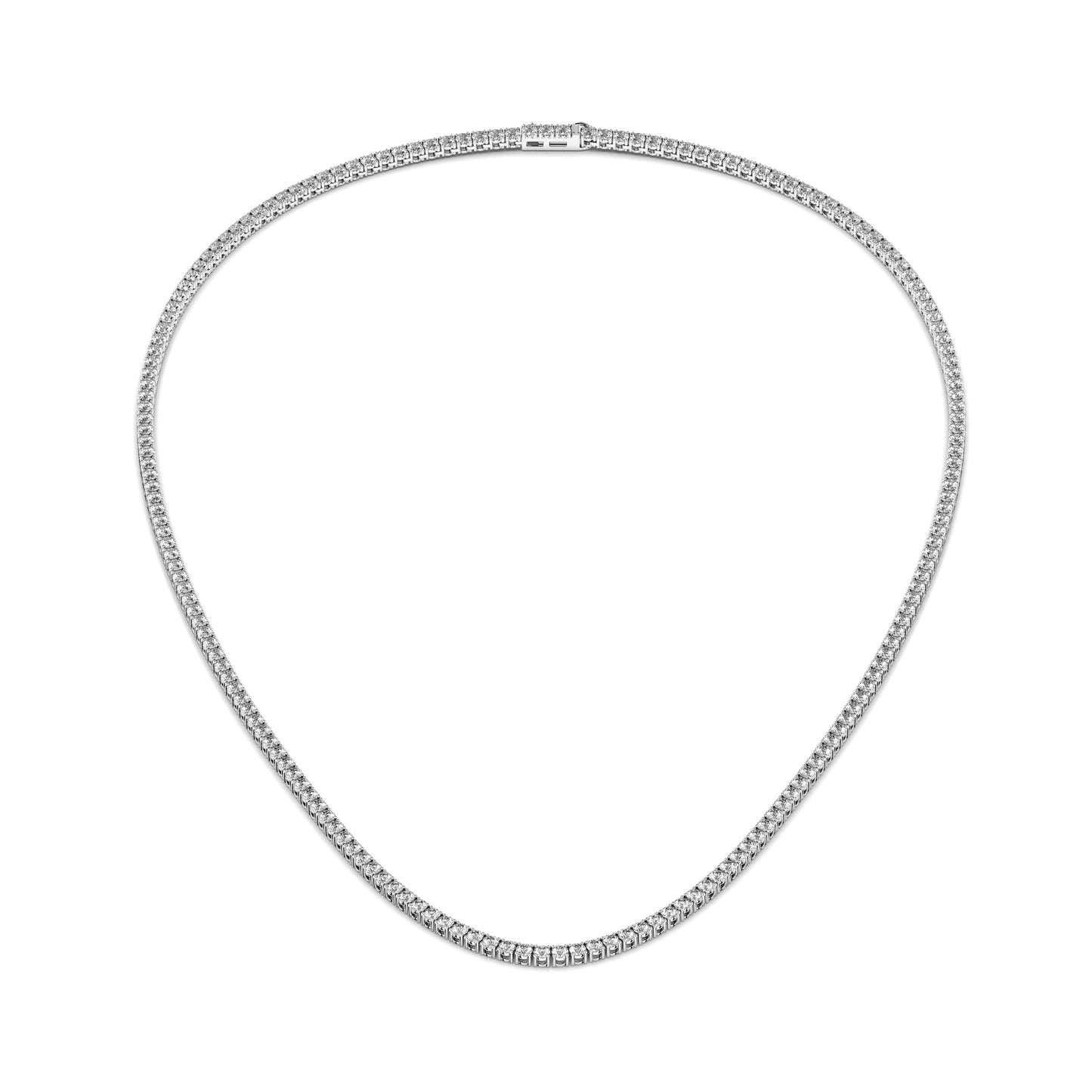 2.25mm Made to Order Lab Grown Diamond Tennis Chain Necklace 14K