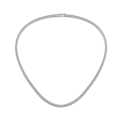 2.25mm Made to Order Lab Grown Diamond Tennis Chain Necklace 14K