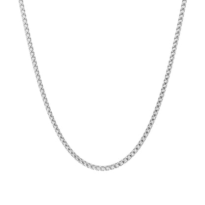 2.75mm Made to Order Lab Grown Diamond Tennis Chain Necklace 14K