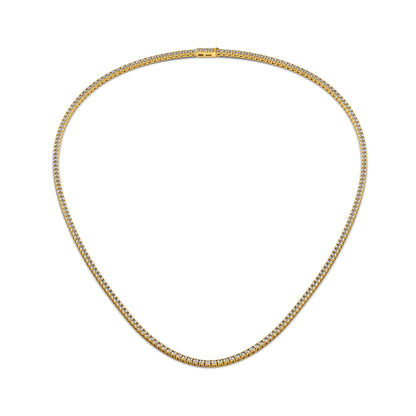 2mm Made to Order Lab Grown Diamond Tennis Chain Necklace 14K