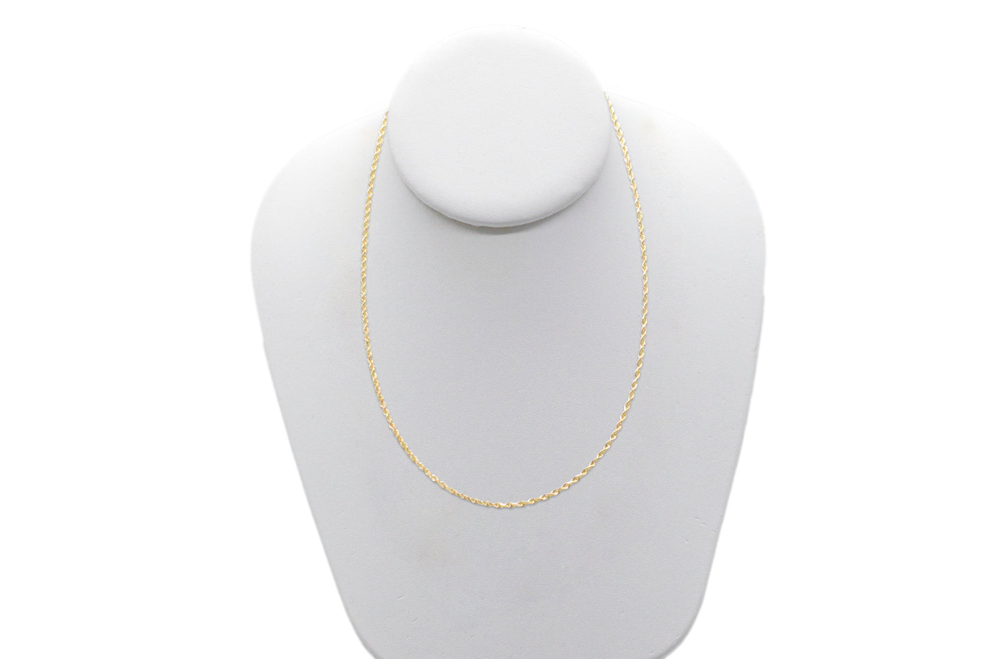2mm Solid Gold Diamond Cut Rope Necklace Solid Gold Rope Chains