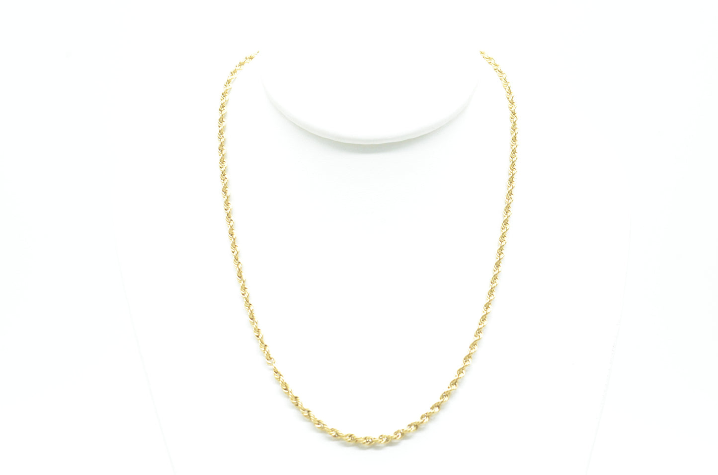 24" Rope Link Necklace 14K Yellow Gold Necklaces