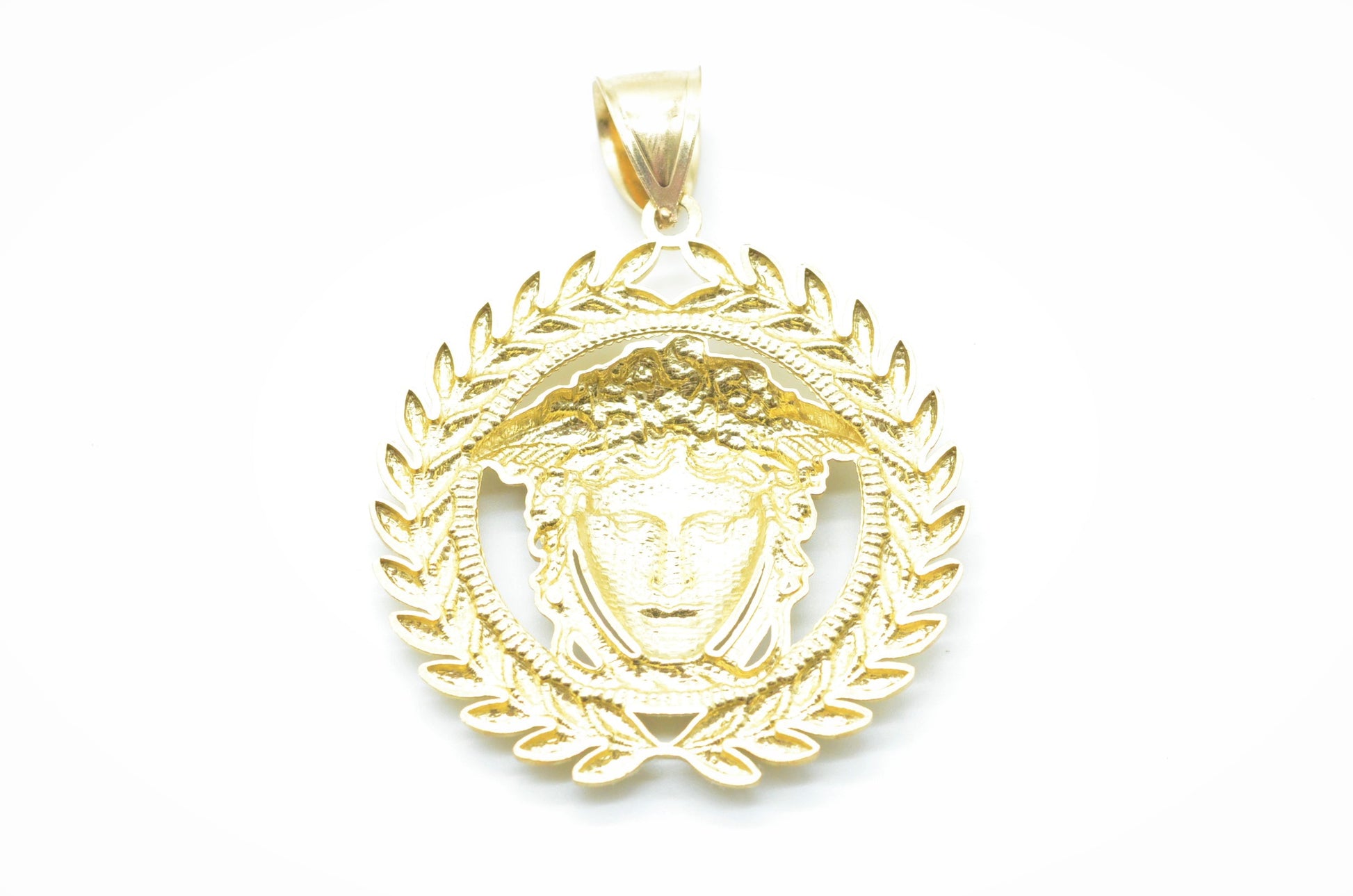 2.25" Medusa Pendant 10K Yellow Gold Other