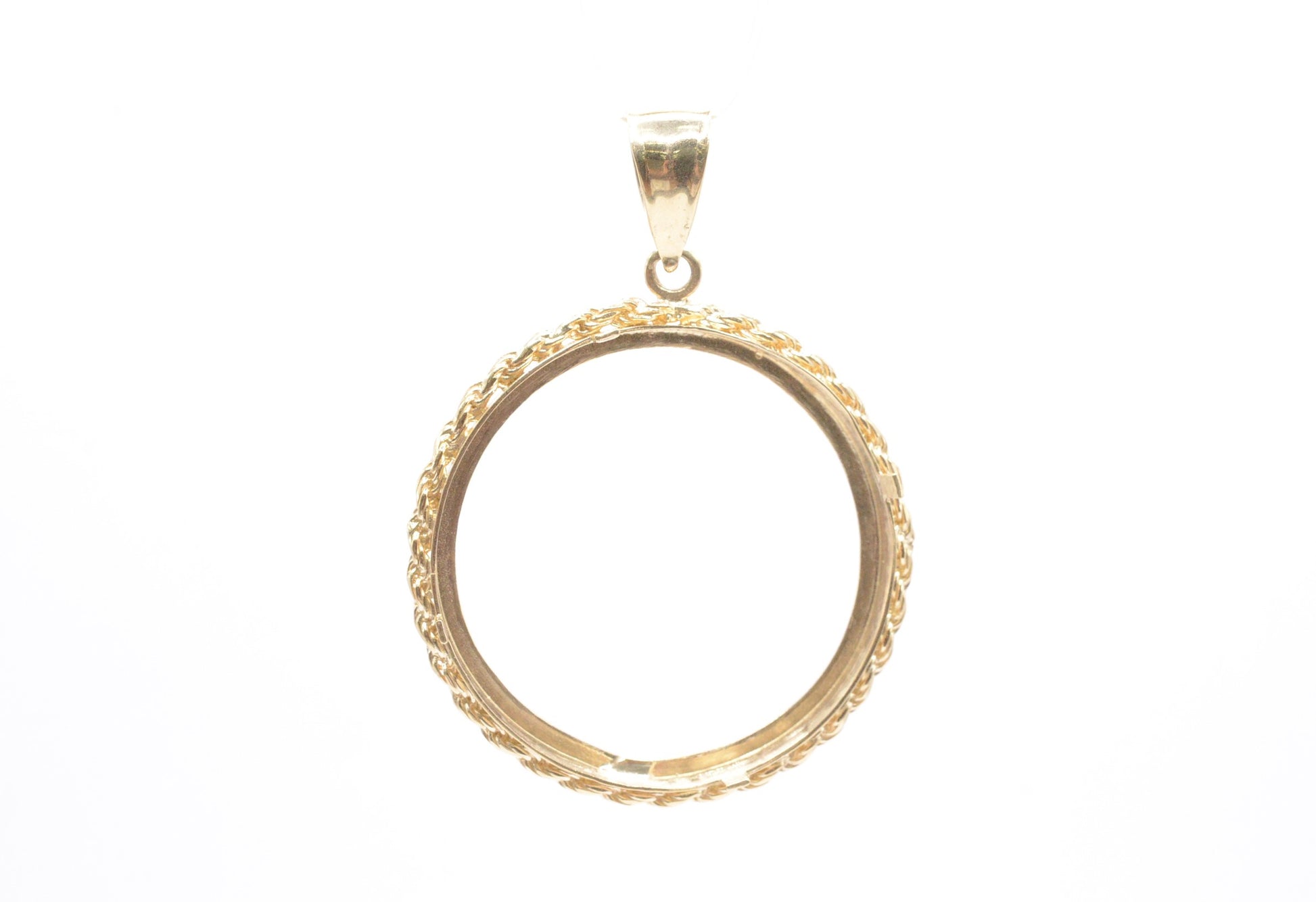 2.25" Rope Bezel For Centenarian Coin 14K Yellow Gold Other