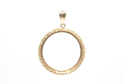 2.25" Rope Bezel For Centenarian Coin 14K Yellow Gold Other