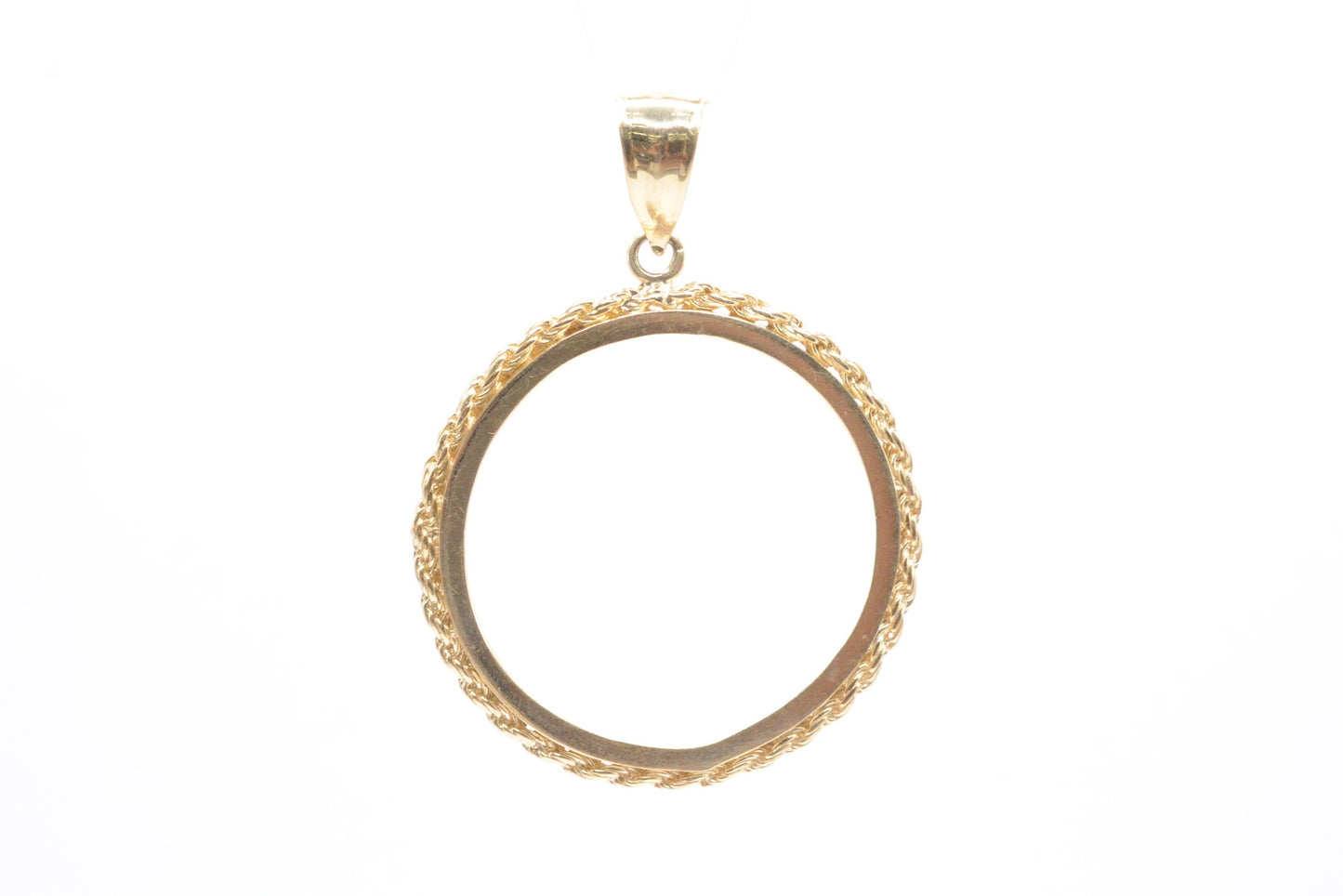 2.25" Rope Bezel For Centenarian Coin 14K Yellow Gold Other