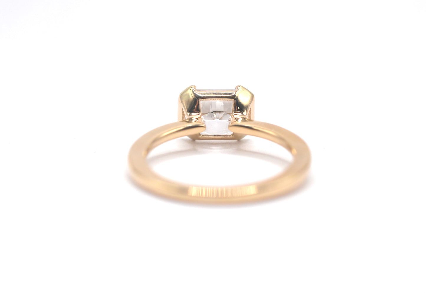 Made to Order-2ct Radiant Lab Diamond 14K Yellow Gold Made to Order Lab Engagement Rings