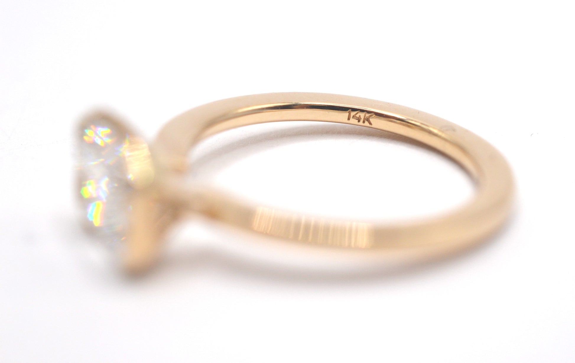 Made to Order-2ct Radiant Lab Diamond 14K Yellow Gold Made to Order Lab Engagement Rings